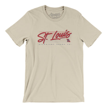 St. Louis Retro Men/Unisex T-Shirt-Allegiant Goods Co. Vintage Sports Apparel