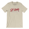 St. Louis Retro Men/Unisex T-Shirt-Soft Cream-Allegiant Goods Co. Vintage Sports Apparel