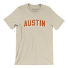 Austin Varsity Men/Unisex T-Shirt-Soft Cream-Allegiant Goods Co. Vintage Sports Apparel