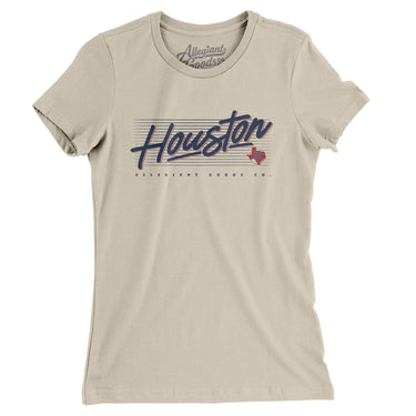 Houston Retro Women's T-Shirt-Allegiant Goods Co. Vintage Sports Apparel