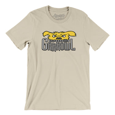Greenville Grrrowl Hockey Men/Unisex T-Shirt-Allegiant Goods Co. Vintage Sports Apparel