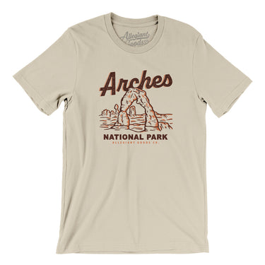 Arches National Park Men/Unisex T-Shirt-Allegiant Goods Co. Vintage Sports Apparel