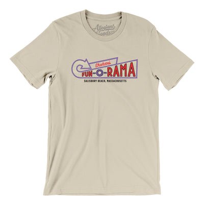 Shaheen's Fun-O-Rama Amusement Park Men/Unisex T-Shirt-Soft Cream-Allegiant Goods Co. Vintage Sports Apparel