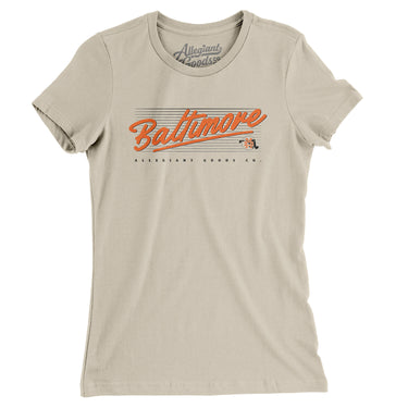 Baltimore Retro Women's T-Shirt-Allegiant Goods Co. Vintage Sports Apparel