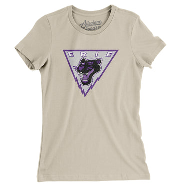 Erie Panthers Women's T-Shirt-Allegiant Goods Co. Vintage Sports Apparel
