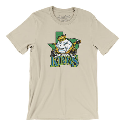 Lubbock Cotton Kings Men/Unisex T-Shirt-Soft Cream-Allegiant Goods Co. Vintage Sports Apparel