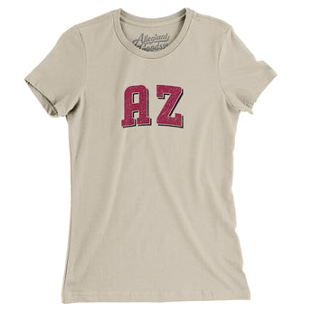AZ Varsity Women's T-Shirt-Allegiant Goods Co. Vintage Sports Apparel