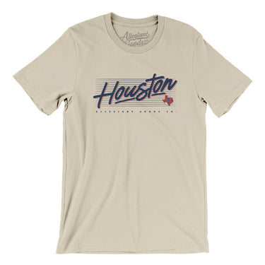 Houston Retro Men/Unisex T-Shirt-Allegiant Goods Co. Vintage Sports Apparel
