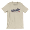 Houston Retro Men/Unisex T-Shirt-Soft Cream-Allegiant Goods Co. Vintage Sports Apparel