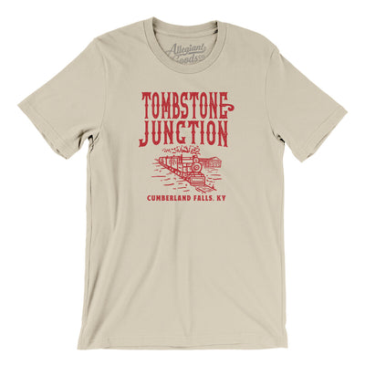 Tombstone Junction Men/Unisex T-Shirt-Soft Cream-Allegiant Goods Co. Vintage Sports Apparel