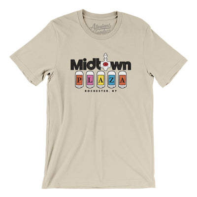 Rochester Midtown Plaza Men/Unisex T-Shirt-Soft Cream-Allegiant Goods Co. Vintage Sports Apparel