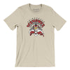 Adirondack Icehawks Men/Unisex T-Shirt-Soft Cream-Allegiant Goods Co. Vintage Sports Apparel