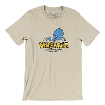 Whalom Park Amusement Park Men/Unisex T-Shirt-Soft Cream-Allegiant Goods Co. Vintage Sports Apparel