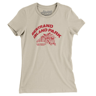 Bertrand Island Amusement Park New Jersey Women's T-Shirt-Soft Cream-Allegiant Goods Co. Vintage Sports Apparel
