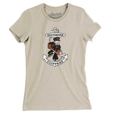 Baltimore Clippers Women's T-Shirt-Allegiant Goods Co. Vintage Sports Apparel