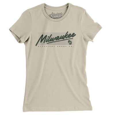 Milwaukee Retro Women's T-Shirt-Soft Cream-Allegiant Goods Co. Vintage Sports Apparel