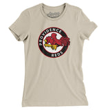 Providence Reds Hockey Women's T-Shirt-Allegiant Goods Co. Vintage Sports Apparel