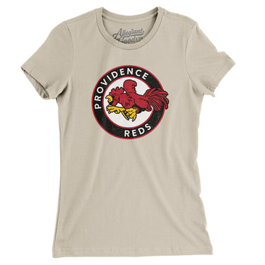 Providence Reds Hockey Women's T-Shirt-Allegiant Goods Co. Vintage Sports Apparel
