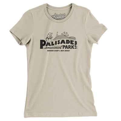 Palisades Amusement Park Women's T-Shirt-Soft Cream-Allegiant Goods Co. Vintage Sports Apparel
