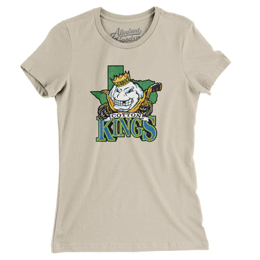 Lubbock Cotton Kings Women's T-Shirt-Allegiant Goods Co. Vintage Sports Apparel