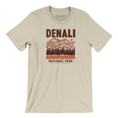 Denali National Park Men/Unisex T-Shirt-Soft Cream-Allegiant Goods Co. Vintage Sports Apparel