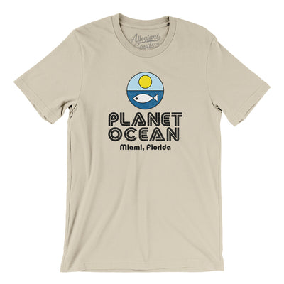 Planet Ocean Museum Men/Unisex T-Shirt-Soft Cream-Allegiant Goods Co. Vintage Sports Apparel