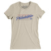 Philadelphia Retro Women's T-Shirt-Soft Cream-Allegiant Goods Co. Vintage Sports Apparel
