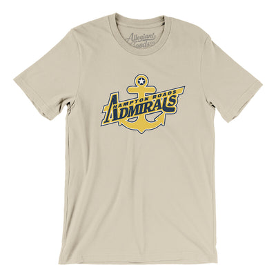 Hampton Road Admirals Men/Unisex T-Shirt-Soft Cream-Allegiant Goods Co. Vintage Sports Apparel