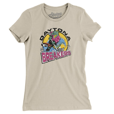 Daytona Beach Breakers Women's T-Shirt-Soft Cream-Allegiant Goods Co. Vintage Sports Apparel