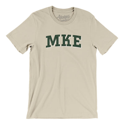 Mke Varsity Men/Unisex T-Shirt-Soft Cream-Allegiant Goods Co. Vintage Sports Apparel