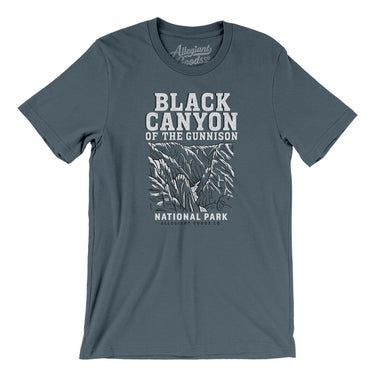 Black Canyon Of The Gunnison National Park Men/Unisex T-Shirt-Allegiant Goods Co. Vintage Sports Apparel