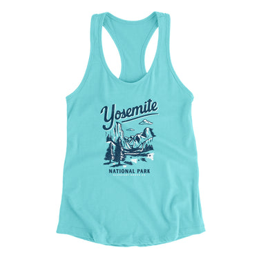 Yosemite National Park Women's Racerback Tank-Allegiant Goods Co. Vintage Sports Apparel