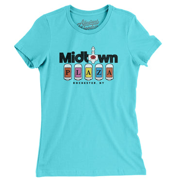 Rochester Midtown Plaza Women's T-Shirt-Allegiant Goods Co. Vintage Sports Apparel