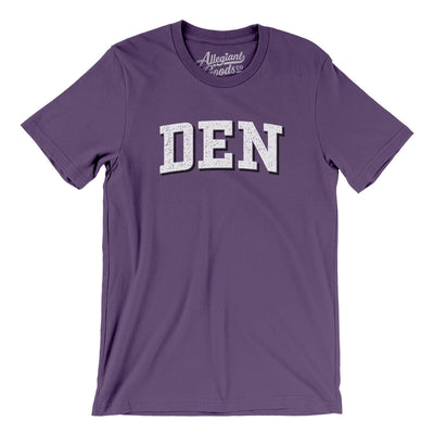 Den Varsity Men/Unisex T-Shirt-Team Purple-Allegiant Goods Co. Vintage Sports Apparel