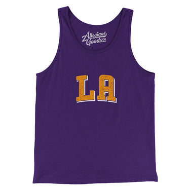 L.a. Varsity Men/Unisex Tank Top-Allegiant Goods Co. Vintage Sports Apparel