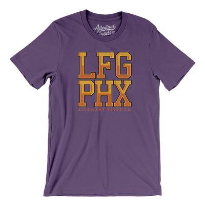 Lfg Phx Men/Unisex T-Shirt-Team Purple-Allegiant Goods Co. Vintage Sports Apparel
