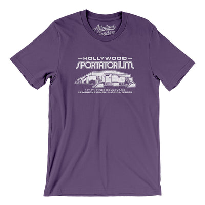 Hollywood Sportatorium Men/Unisex T-Shirt-Team Purple-Allegiant Goods Co. Vintage Sports Apparel