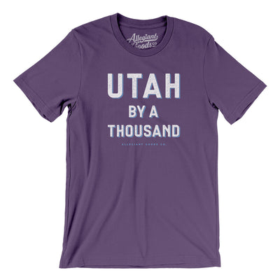 Utah By A Thousand Men/Unisex T-Shirt-Team Purple-Allegiant Goods Co. Vintage Sports Apparel