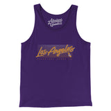 Los Angeles Retro Men/Unisex Tank Top-Allegiant Goods Co. Vintage Sports Apparel