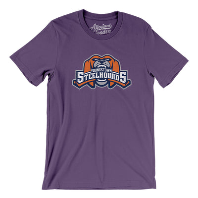 Youngstown Steelhounds Men/Unisex T-Shirt-Team Purple-Allegiant Goods Co. Vintage Sports Apparel