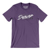 Denver Retro Men/Unisex T-Shirt-Team Purple-Allegiant Goods Co. Vintage Sports Apparel