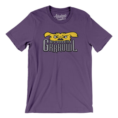 Greenville Grrrowl Hockey Men/Unisex T-Shirt-Allegiant Goods Co. Vintage Sports Apparel
