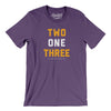 Los Angeles 213 Men/Unisex T-Shirt-Team Purple-Allegiant Goods Co. Vintage Sports Apparel