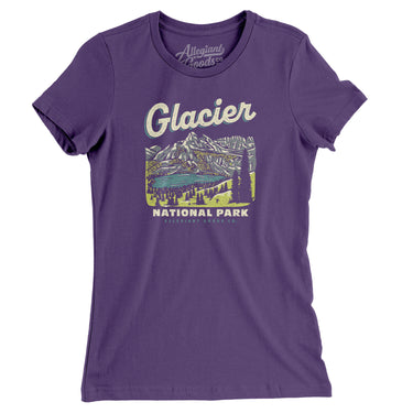 Glacier National Park Women's T-Shirt-Allegiant Goods Co. Vintage Sports Apparel