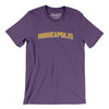 Minneapolis Varsity Men/Unisex T-Shirt-Team Purple-Allegiant Goods Co. Vintage Sports Apparel
