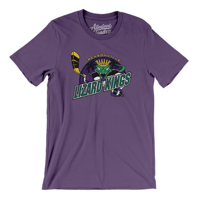 Jacksonville Lizard Kings Men/Unisex T-Shirt-Team Purple-Allegiant Goods Co. Vintage Sports Apparel