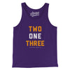 Los Angeles 213 Men/Unisex Tank Top-Team Purple-Allegiant Goods Co. Vintage Sports Apparel