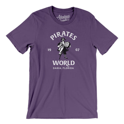 Pirates World Amusement Park Men/Unisex T-Shirt-Team Purple-Allegiant Goods Co. Vintage Sports Apparel