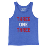 Detroit 313 Area Code Men/Unisex Tank Top-Allegiant Goods Co. Vintage Sports Apparel