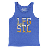 Lfg Stl Men/Unisex Tank Top-True Royal TriBlend-Allegiant Goods Co. Vintage Sports Apparel